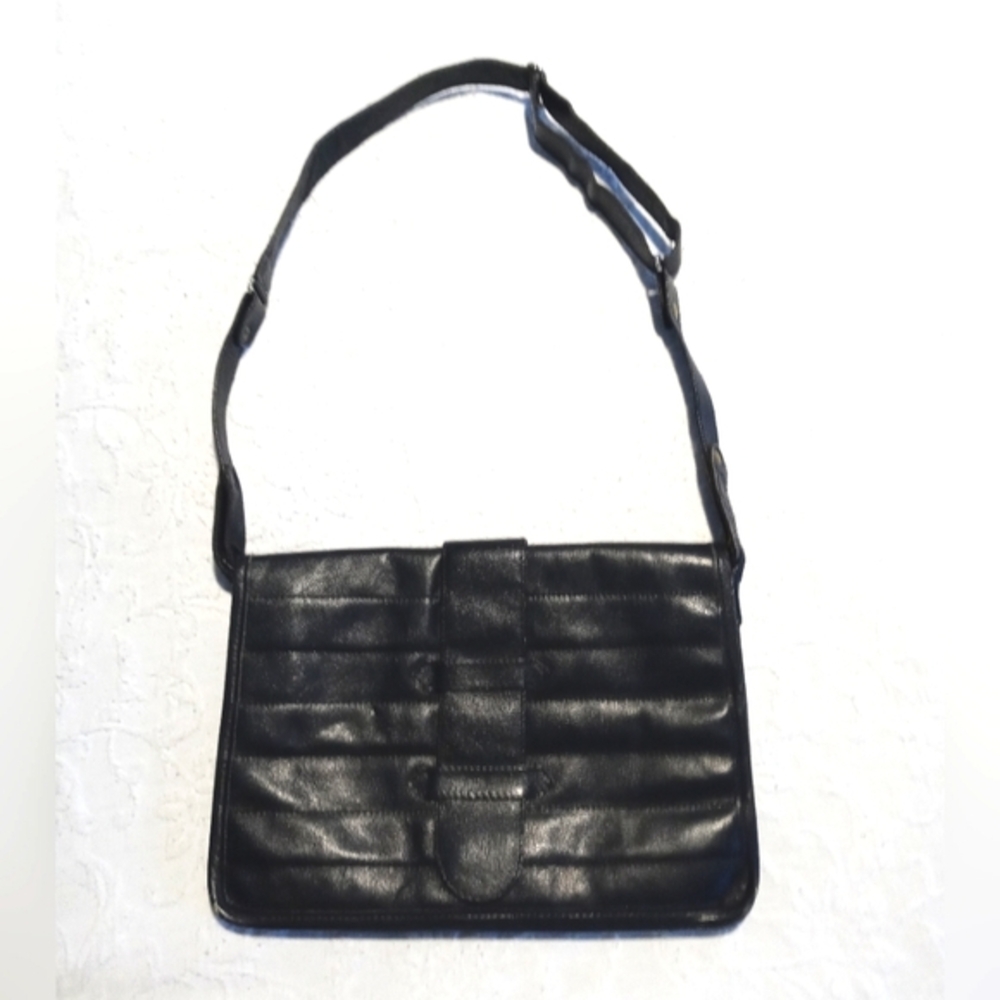 🖤Vintage Neiman Marcus Black Leather Shoulder Bag